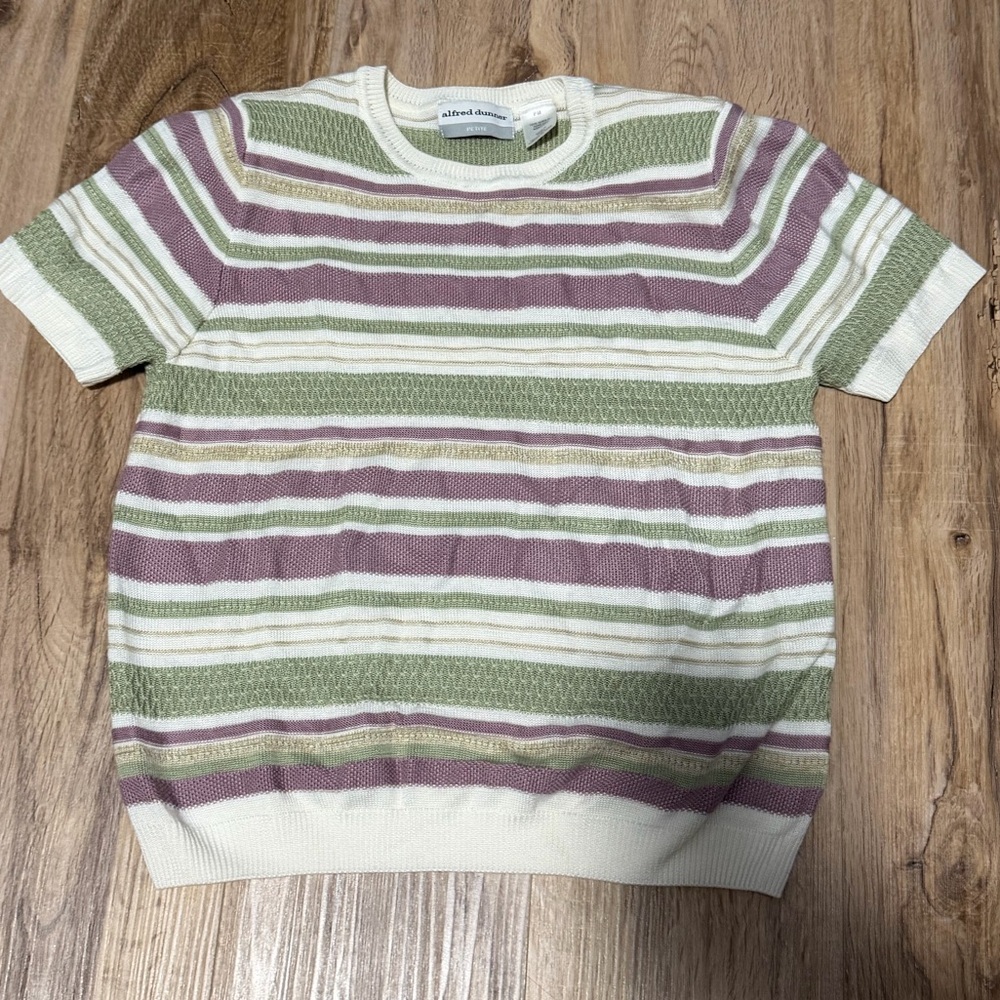 Alfred Dunner striped spring sweater